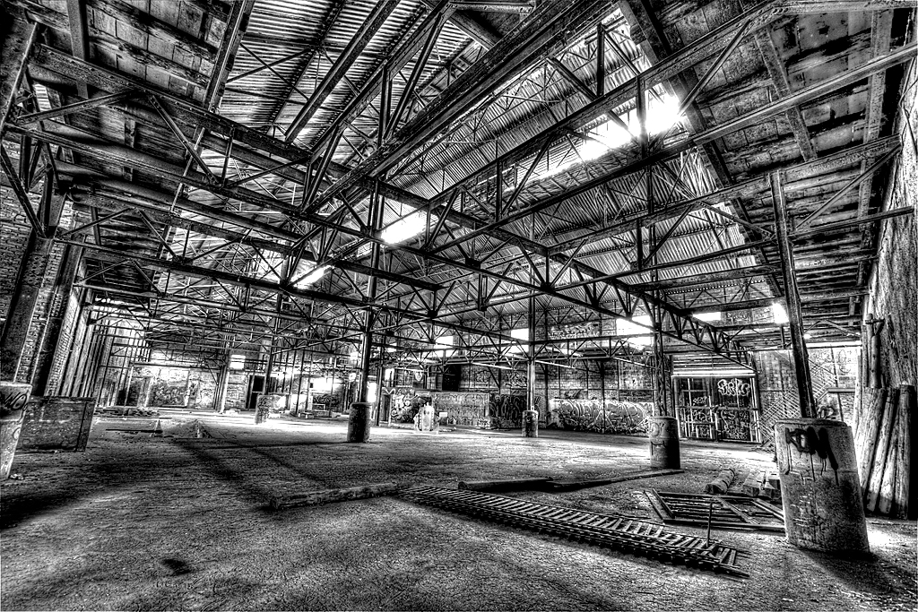 la presta usine d'asphalt val de travers jura neuchatel urbanexploration.ch urban exploration urbex bern switzerland schweiz hdr hdri schwarz-weiss